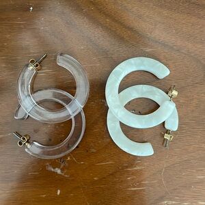 Madewell Acetate Hoops